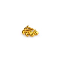 PUIG KIT VITI ANODIZZATE GIALLO - COD. 0543G - Testa tonda, cava esagonale. Blister da 6 pezzi. Misura M5 x 15 mm. PUIG KIT VITI ANODIZZATE GIALLO - COD. 0543G - Testa tonda, cava esagonale. Blister da 6 pezzi. Misura M5 x 15 mm.