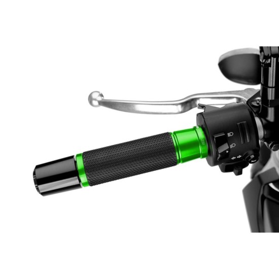 PUIG MANOPOLE MODELLO ASCENT COLORE VERDE - COD. 3553V - Lunghezza: 123 mm. PUIG MANOPOLE MODELLO ASCENT COLORE VERDE - COD. 3553V - Lunghezza: 123 mm.