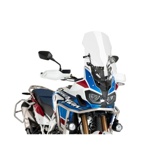 PUIG CUPOLINO TOURING REGOLABILE E M.E.M. HONDA CRF1000L AFRICA TWIN 2016-2019 TRASPARENTE PUIG CUPOLINO TOURING REGOLABILE E M.E.M. HONDA CRF1000L AFRICA TWIN 2016-2019 TRASPARENTE