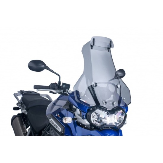 PUIG CUPOLINO TOURING -VISIERA TRIUMPH TIGER 122000-EXPLORER/XC 2012-2015 FUME CHIARO PUIG CUPOLINO TOURING -VISIERA TRIUMPH TIGER 122000-EXPLORER/XC 2012-2015 FUME CHIARO