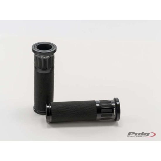 PUIG MANOPOLE MODELLO HI-TECH RACING COLORE NERO - COD. 8188N - Lunghezza: 123 mm. PUIG MANOPOLE MODELLO HI-TECH RACING COLORE NERO - COD. 8188N - Lunghezza: 123 mm.