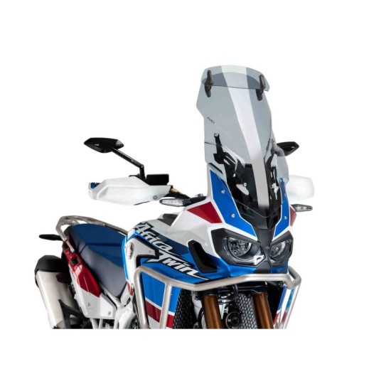 PUIG CUPOLINO TOURING-VISIERA-SUPPORTO HONDA AFRICA TWIN 2016-2019 FUME CHIARO PUIG CUPOLINO TOURING-VISIERA-SUPPORTO HONDA AFRICA TWIN 2016-2019 FUME CHIARO