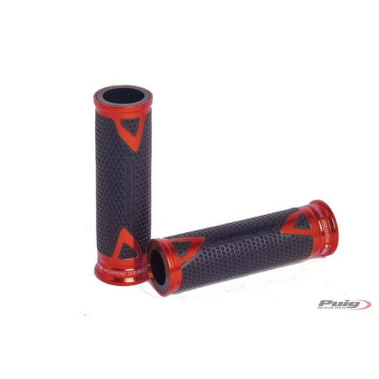 PUIG MANOPOLE MODELLO HI-TECH RADIKAL COLORE ROSSO - COD. 6325R - Lunghezza: 119 mm. PUIG MANOPOLE MODELLO HI-TECH RADIKAL COLORE ROSSO - COD. 6325R - Lunghezza: 119 mm.