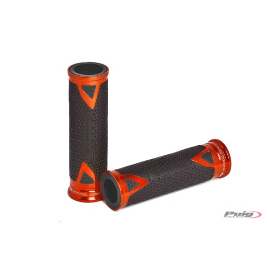 PUIG MANOPOLE MODELLO HI-TECH RADIKAL COLORE ARANCIONE - COD. 8191T - Lunghezza: 123 mm. PUIG MANOPOLE MODELLO HI-TECH RADIKAL COLORE ARANCIONE - COD. 8191T - Lunghezza: 123 mm.