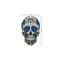 PUIG ADESIVI PROTEZIONE SERBATOIO MODELLO SKULL BLU - COD. 3673A -  Protegge la moto da graffi e raggi UV. PUIG ADESIVI PROTEZIONE SERBATOIO MODELLO SKULL BLU - COD. 3673A -  Protegge la moto da graffi e raggi UV.