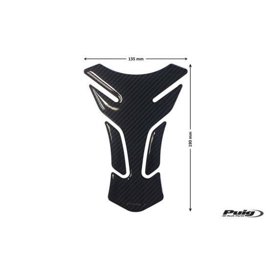 PUIG ADESIVI PROTEZIONE SERBATOIO MODELLO DREI CARBON LOOK - COD. 3075C -  Protegge la moto da graffi e raggi UV.