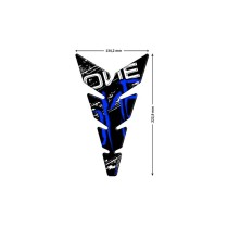 PUIG ADESIVI PROTEZIONE SERBATOIO MODELLO ONE BLU - COD. 9141A -  Protegge la moto da graffi e raggi UV. PUIG ADESIVI PROTEZIONE SERBATOIO MODELLO ONE BLU - COD. 9141A -  Protegge la moto da graffi e raggi UV.