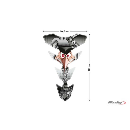 PUIG ADESIVI PROTEZIONE SERBATOIO MODELLO JOKER GRIGIO - COD. 6496U - Protegge la moto da graffi e raggi UV. PUIG ADESIVI PROTEZIONE SERBATOIO MODELLO JOKER GRIGIO - COD. 6496U - Protegge la moto da graffi e raggi UV.