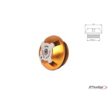 PUIG TAPPO OLIO MOTORE PER KAWASAKI COLORE ORO - COD. 6158O - Filettatura M30x1.5.