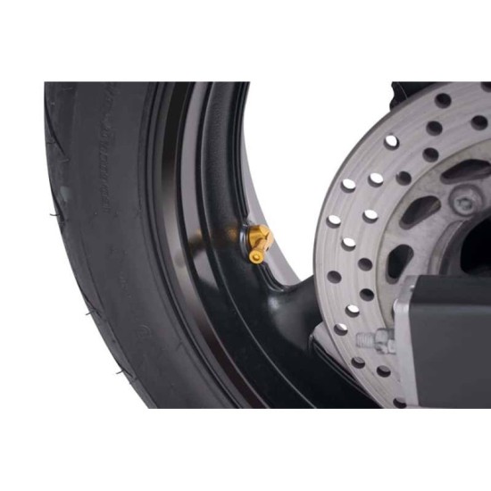 PUIG VALVOLE A 90 gradi PER PNEUMATICI TUBELESS COLORE GIALLO - Diametro: 8.3 mm - COD. 8100G PUIG VALVOLE A 90 gradi PER PNEUMATICI TUBELESS COLORE GIALLO - Diametro: 8.3 mm - COD. 8100G