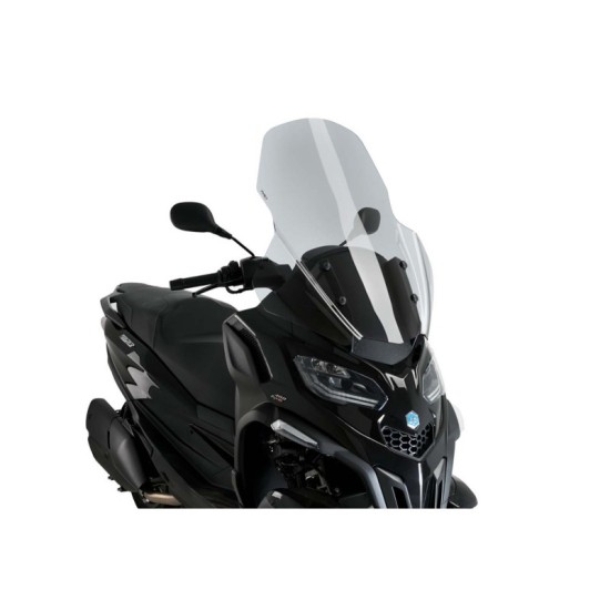PUIG CUPOLINO V-TECH LINE TOURING PIAGGIO MP3 530 EXCLUSIVE 2022-2023 FUME CHIARO PUIG CUPOLINO V-TECH LINE TOURING PIAGGIO MP3 530 EXCLUSIVE 2022-2023 FUME CHIARO