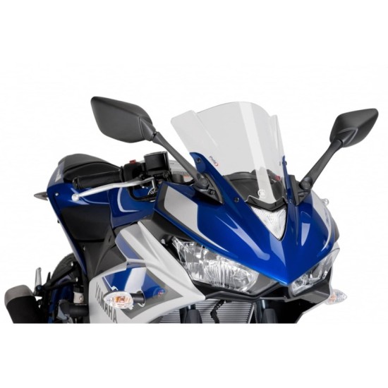 PUIG CUPOLINO Z-RACING YAMAHA YZF-R3 2015-2018 TRASPARENTE PUIG CUPOLINO Z-RACING YAMAHA YZF-R3 2015-2018 TRASPARENTE