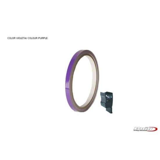 PUIG ADESIVI CERCHI VIOLA - Striscia con applicatore - Un kit utilizzabile 2 ruote - Dimensioni: 7x6 mm - Gomme 2016-2018 - COD. PUIG ADESIVI CERCHI VIOLA - Striscia con applicatore - Un kit utilizzabile 2 ruote - Dimensioni: 7x6 mm - Gomme 2016-2018 - COD.
