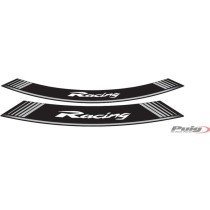 PUIG ADESIVI CERCHI RACING SILVER - Il set consiste di 8 strisce adesive cerchi da 14 e 21" - COD. 5531P" PUIG ADESIVI CERCHI RACING SILVER - Il set consiste di 8 strisce adesive cerchi da 14 e 21" - COD. 5531P"