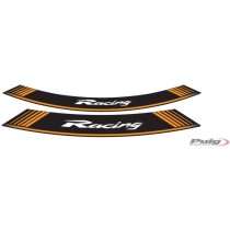PUIG ADESIVI CERCHI RACING ARANCIONE - Il set consiste di 8 strisce adesive cerchi da 14 e 21" - COD. 5531T" PUIG ADESIVI CERCHI RACING ARANCIONE - Il set consiste di 8 strisce adesive cerchi da 14 e 21" - COD. 5531T"