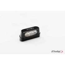 PUIG LUCI TARGA MODELLO TRO COLORE NERO - Luce targa led. Materiale: alluminio anodizzato - Dimensioni: 56x26 mm - Omologato
