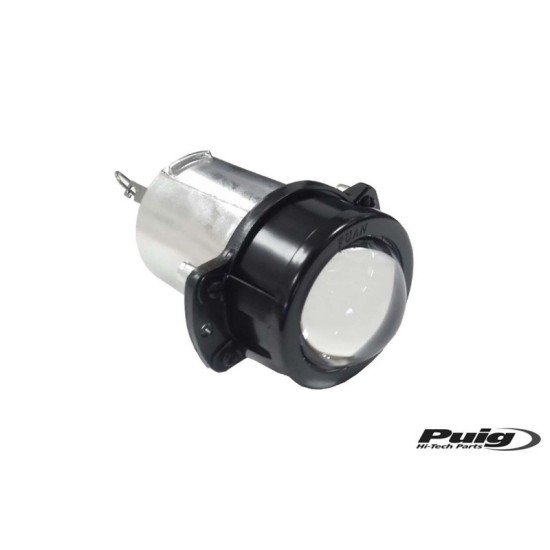 PUIG LUCE E BULBO PER FARI COLORE NERO - COD. 5562N - Omologata. Lunghezza: 80mm. Diametro: 50mm. Tensione: 12V. Potenza: 55W.