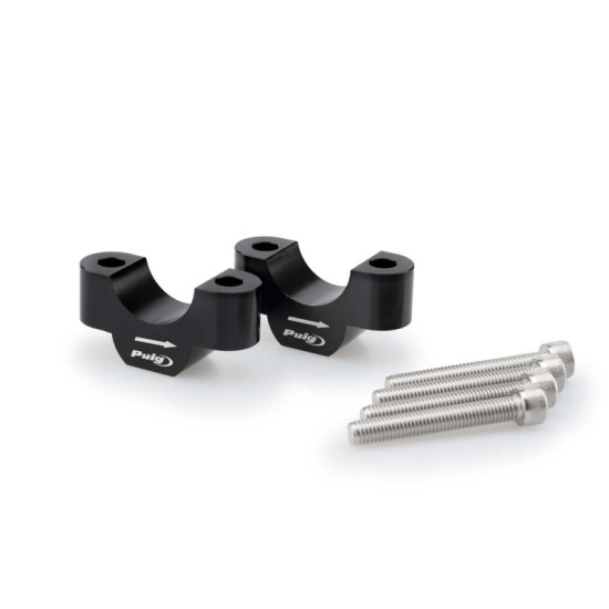 PUIG RISERS PER MANUBRI BMW R1200 GS ADVENTURE 2006-2016 NERO