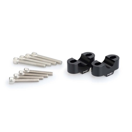 PUIG RISERS PER MANUBRI YAMAHA XSR125 2022-2023 NERO