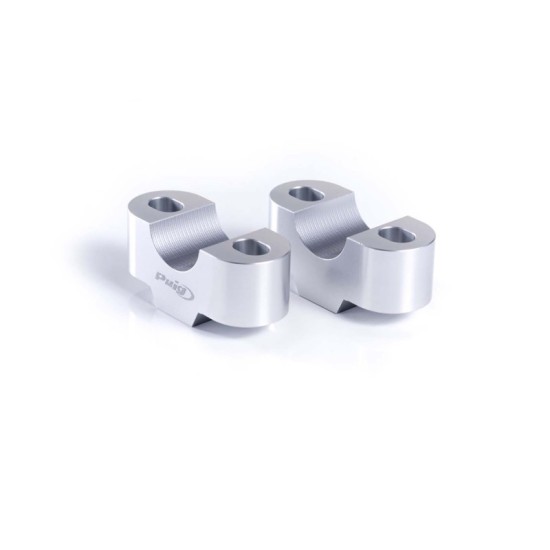 PUIG RISERS PER MANUBRI YAMAHA XSR125 2021-2023 SILVER