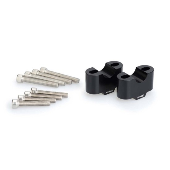 PUIG RISERS PER MANUBRI BMW G 310 R 2021-2023 NERO