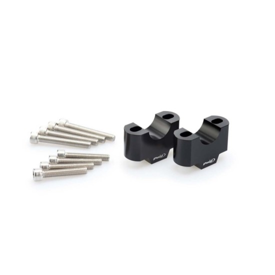 PUIG RISERS PER MANUBRI BENELLI TRK 251 2020-2023 NERO