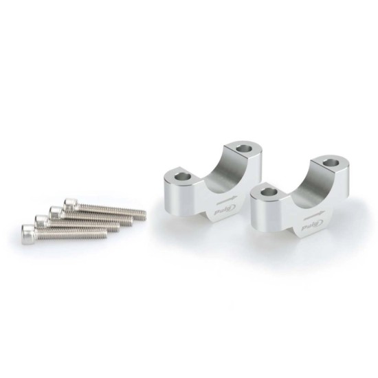 PUIG RISERS PER MANUBRI BMW R1200 GS 2007-2012 SILVER