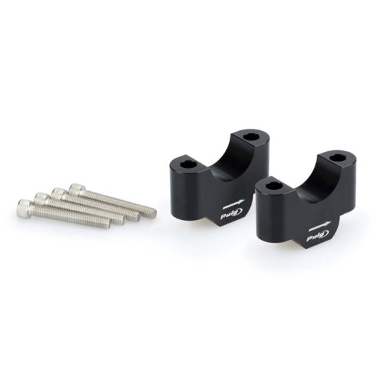 PUIG RISERS PER MANUBRI BMW R1200 GS 2007-2012 NERO