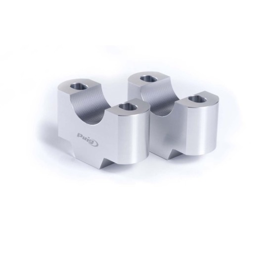 PUIG RISERS PER MANUBRI BMW S 1000 XR 2020-2023 SILVER PUIG RISERS PER MANUBRI BMW S 1000 XR 2020-2023 SILVER