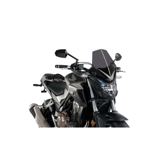 PUIG CUPOLINO NAKED N.G. TOURING HONDA CB500F 2022-2023 FUME SCURO PUIG CUPOLINO NAKED N.G. TOURING HONDA CB500F 2022-2023 FUME SCURO