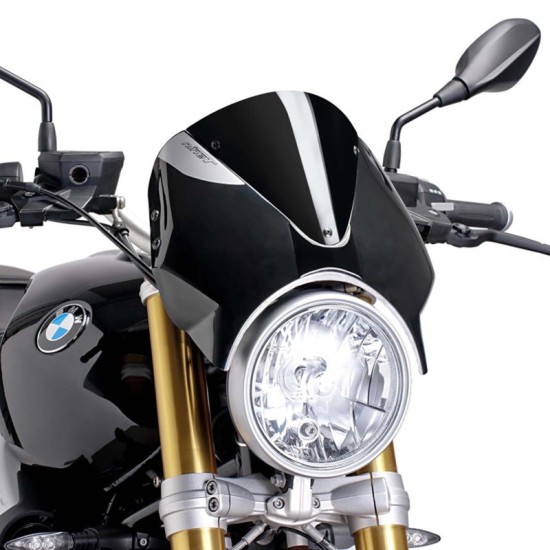 PUIG CUPOLINO RETRO BMW R NINE T 2017-2022 NERO-NERO PUIG CUPOLINO RETRO BMW R NINE T 2017-2022 NERO-NERO
