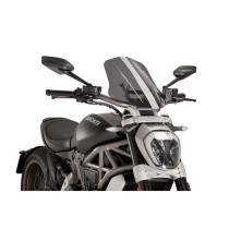 PUIG CUPOLINO NAKED N.G. TOURING REGOLABILE DUCATI X DIAVEL S 2016-2018 FUME CHIARO PUIG CUPOLINO NAKED N.G. TOURING REGOLABILE DUCATI X DIAVEL S 2016-2018 FUME CHIARO