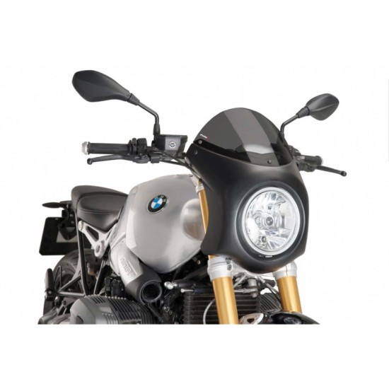 PUIG CUPOLINO SEMICARENATO BMW R NINE T 2017-2022 FUME SCURO-NERO PUIG CUPOLINO SEMICARENATO BMW R NINE T 2017-2022 FUME SCURO-NERO