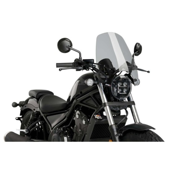 PUIG CUPOLINO NAKED N.G. TOURING HONDA CMX300 REBEL 2017-2020 FUME CHIARO PUIG CUPOLINO NAKED N.G. TOURING HONDA CMX300 REBEL 2017-2020 FUME CHIARO