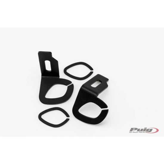 PUIG SUPPORTI FRECCE OEM PORTATARGA PUIG DUCATI MONSTER 1200/S 2017-2021 NERO