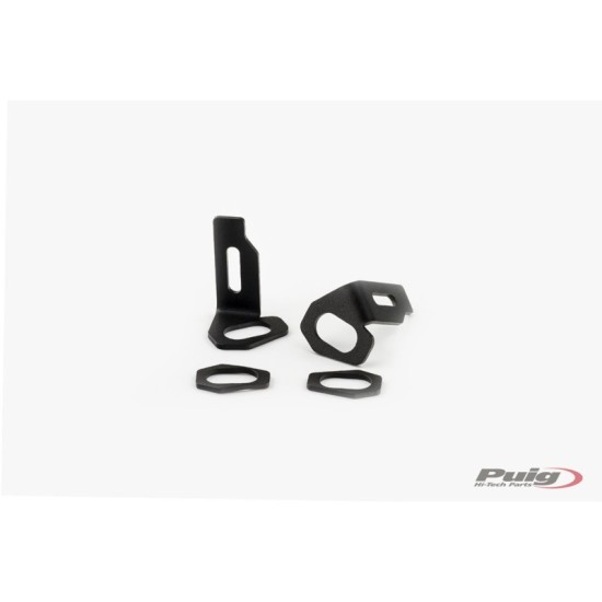 PUIG SUPPORTI FRECCE OEM PORTATARGA PUIG HONDA CB300R NEO SPORTS CAFE 2018-2023 NERO