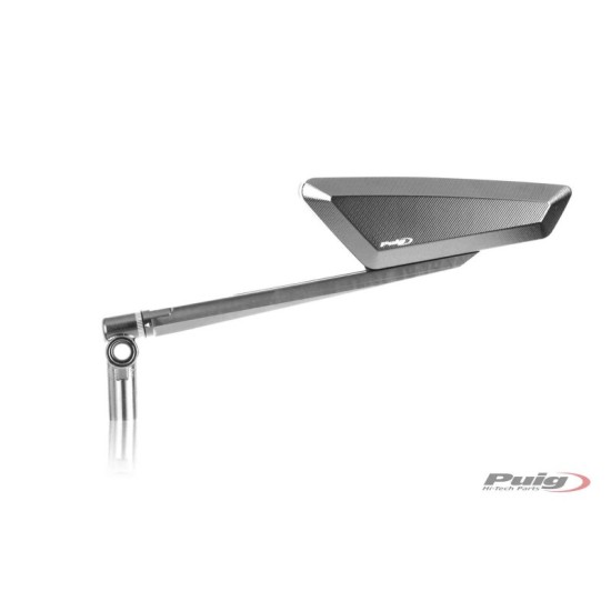 PUIG SPECCHIETTO RETROVISORE SINISTRO MOD. HYPERNAKED ALLUMINIO - COD. 9884D - Dimensioni: 48x145 mm - Filettatura universale PUIG SPECCHIETTO RETROVISORE SINISTRO MOD. HYPERNAKED ALLUMINIO - COD. 9884D - Dimensioni: 48x145 mm - Filettatura universale