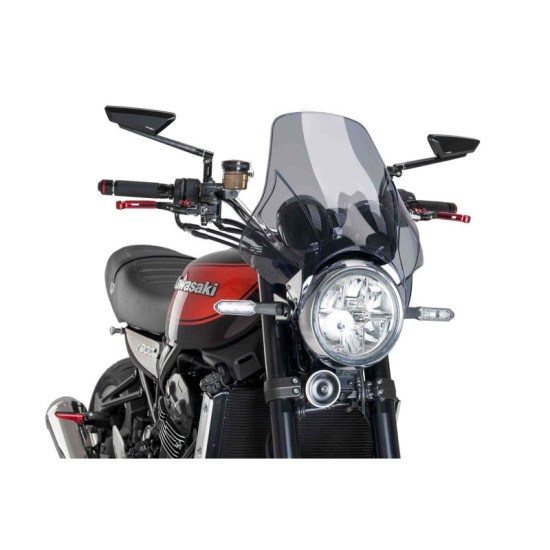 PUIG CUPOLINO UNIV. PLUS KAWASAKI Z900 RS 2021-2023 FUME CHIARO PUIG CUPOLINO UNIV. PLUS KAWASAKI Z900 RS 2021-2023 FUME CHIARO