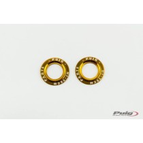 PUIG SET RICAMBI IN ALLUMINIO TAMPONI FORCELLA ANTERIORE PHB19 ORO