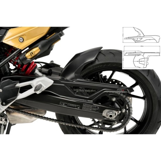 PUIG PARAFANGO POSTERIORE BMW F900 XR 2020-2023 CARBON LOOK PUIG PARAFANGO POSTERIORE BMW F900 XR 2020-2023 CARBON LOOK