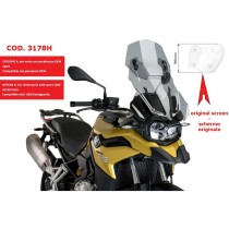 PUIG CUPOLINO REGOLABILE BMW F850 GS ADVENTURE 2019-2023 FUME CHIARO PUIG CUPOLINO REGOLABILE BMW F850 GS ADVENTURE 2019-2023 FUME CHIARO
