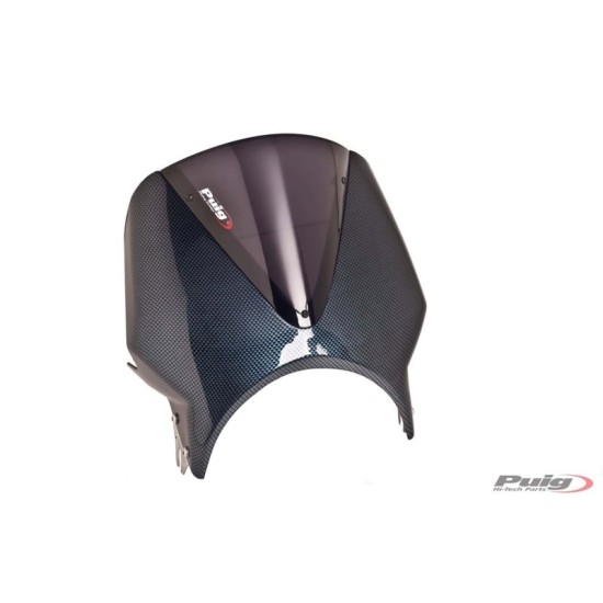 PUIG CUPOLINO UNIV. VISION KAWASAKI Z900 RS 2018-2020 CARBON-FUME SCURO PUIG CUPOLINO UNIV. VISION KAWASAKI Z900 RS 2018-2020 CARBON-FUME SCURO