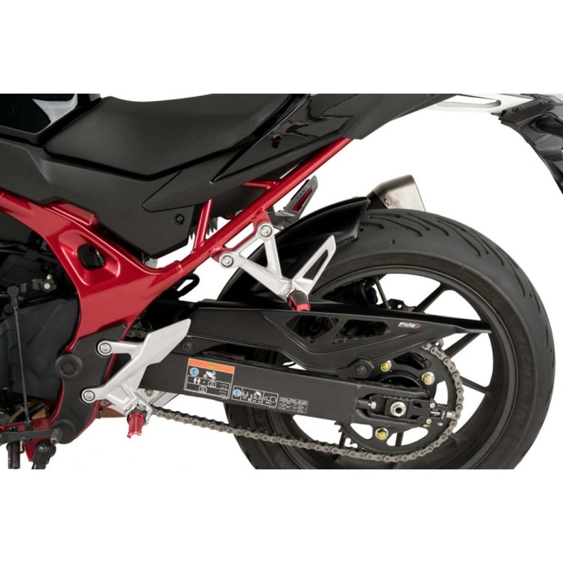 PARAFANGO POST. PUIG PER HONDA CBR 1000 RR-R FIREBLADE SP 2020 > 2021 NERO OPACO