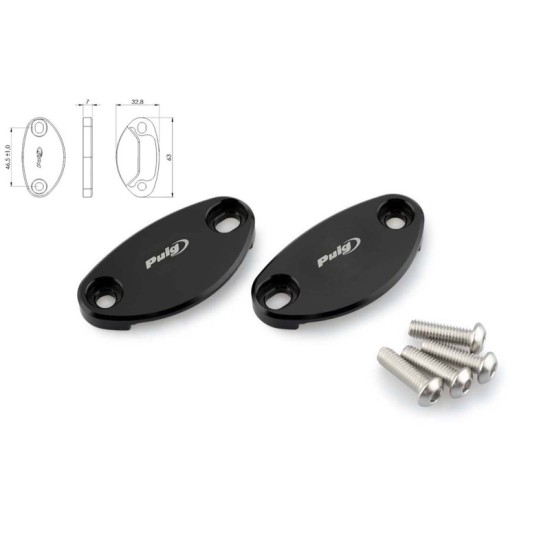 PUIG TAPPO FORO SPECCHIETTO KAWASAKI ZX-2010RR 2021-2023 NERO