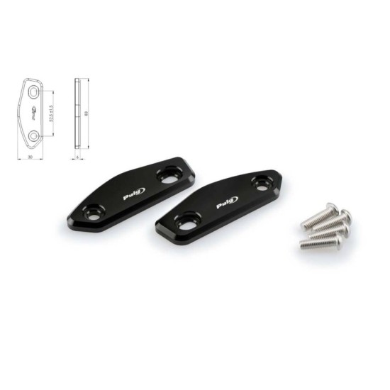 PUIG TAPPO FORO SPECCHIETTO SUZUKI GSX-R250 2017-2019 NERO PUIG TAPPO FORO SPECCHIETTO SUZUKI GSX-R250 2017-2019 NERO