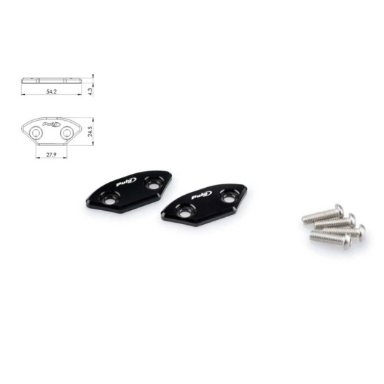 PUIG TAPPO FORO SPECCHIETTO YAMAHA YZF-R6 2006-2007 NERO