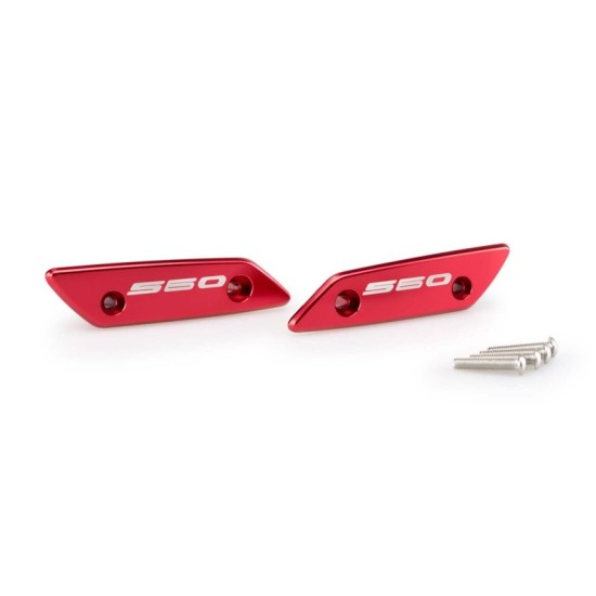 PUIG TAPPO FORO SPECCHIETTO YAMAHA T-MAX 560 DX/SX 2022-2023 ROSSO