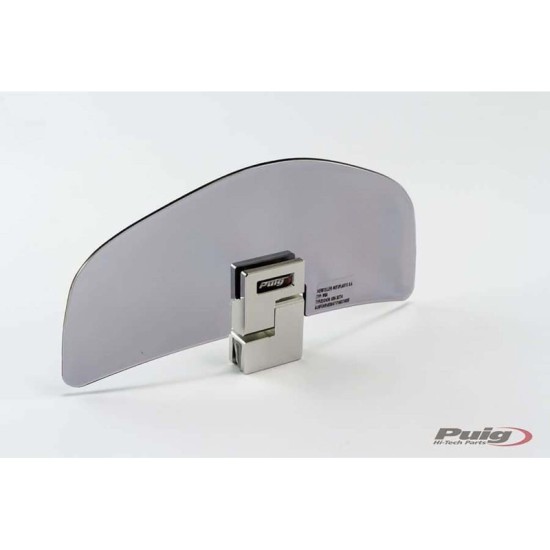 PUIG DEFLETTORE FISSAGGIO ATTRAVERSO CLIP-ON FUME CHIARO - Dimensioni (HxL): 92x191 mm. - Non necessita foratura - COD. 4717H PUIG DEFLETTORE FISSAGGIO ATTRAVERSO CLIP-ON FUME CHIARO - Dimensioni (HxL): 92x191 mm. - Non necessita foratura - COD. 4717H