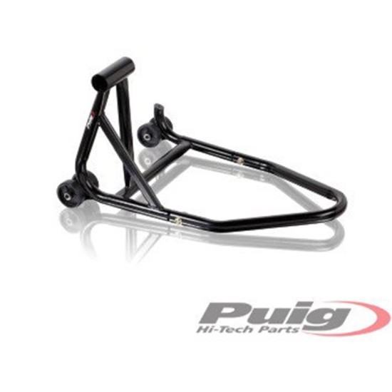 PUIG CAVALLETTO POSTERIORE MONOBRACCIO LATO SINISTRO NERO - COD. 7363N - Materiale: acciaio. - Include assi di diametro 35.50