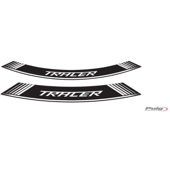 PUIG ADESIVI CERCHI YAMAHA TRACER BIANCO - Il set consiste di 8 strisce adesive - COD. 9293B PUIG ADESIVI CERCHI YAMAHA TRACER BIANCO - Il set consiste di 8 strisce adesive - COD. 9293B